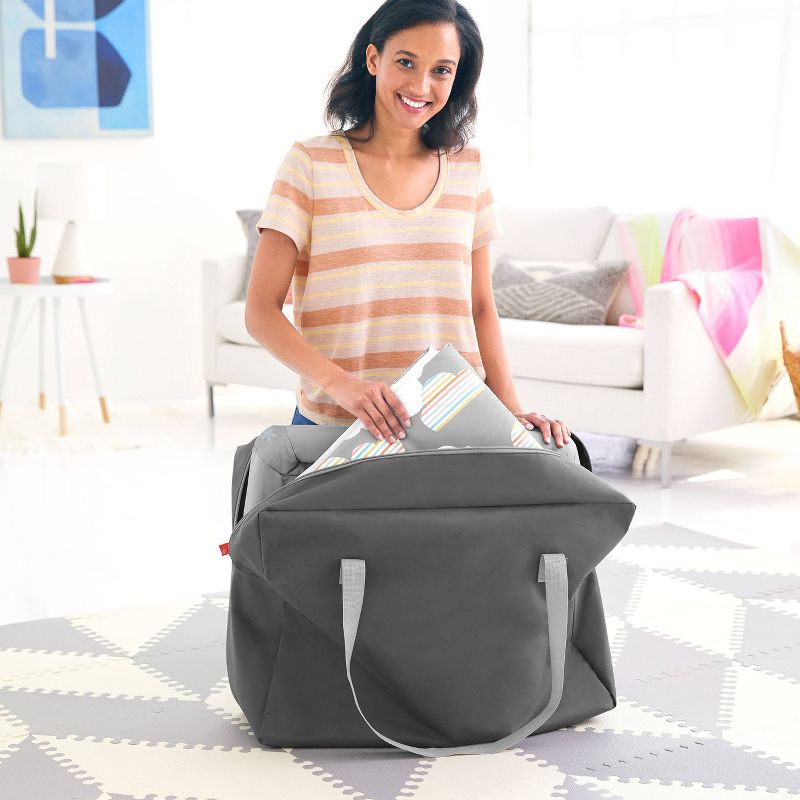 Skip Hop Portable Playard and Foldable Expanding Travel Crib/Playpen - Play to Night