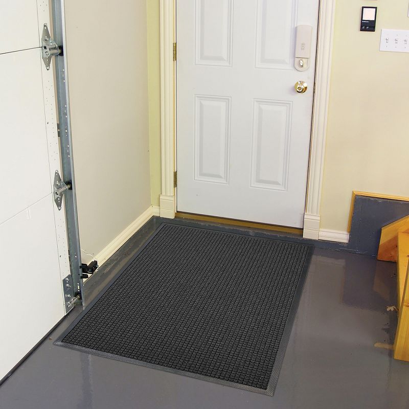 Charcoal Solid Doormat - (3'X4') - HomeTrax