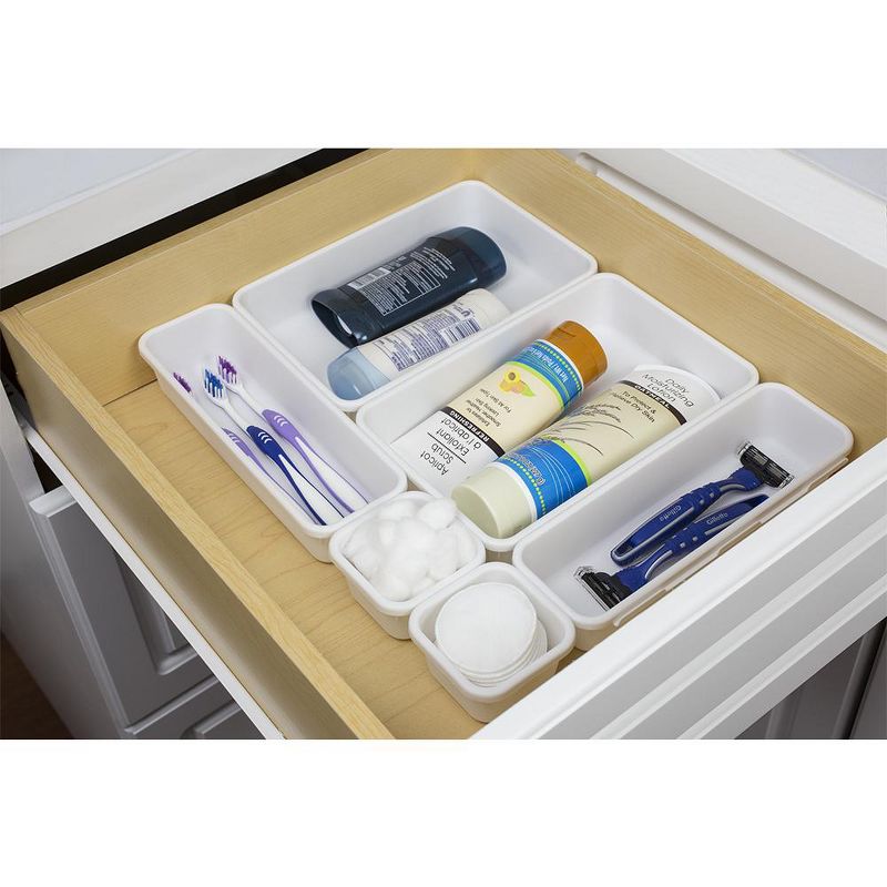 Home Basics 8 Piece Multi Drawer Organizer Set