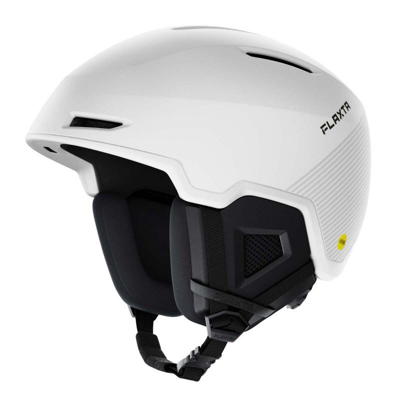 Flaxta Exalted MIPs Protective Ski and Snowboard Helmet with Size Adjustment System, Small/Medium Size, White