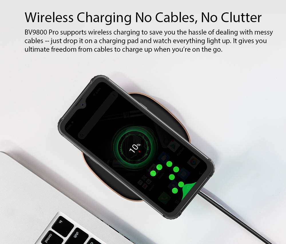 Blackview BV9800 Pro Global First Thermal imaging Smartphone Helio P70 Android 9.0 6GB+128GB Waterproof 6580mAh Mobile Phone