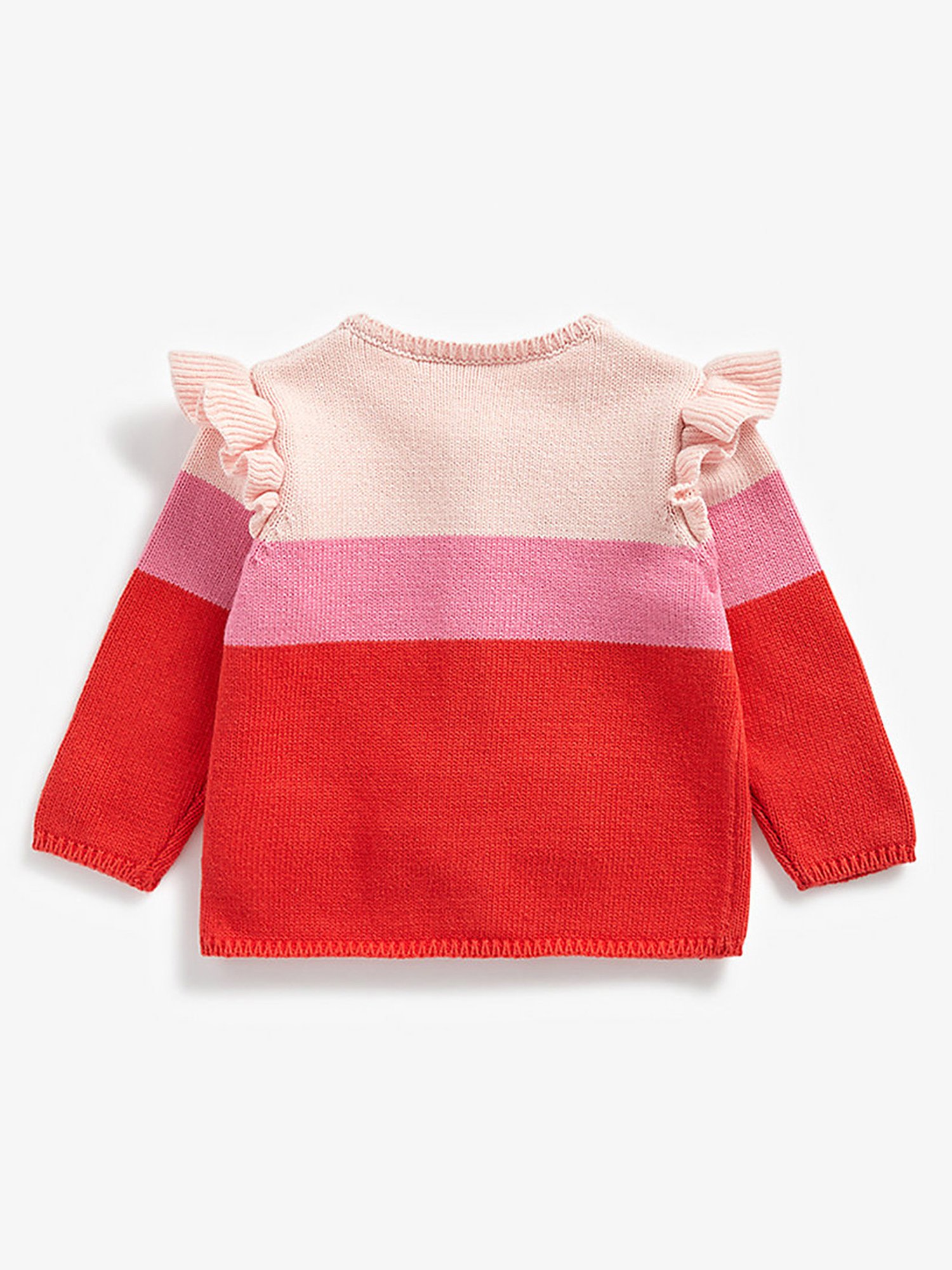 Mothercare Kids Multicolor Color Block Full Sleeves Sweater