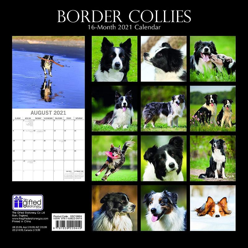 2021 The Everygirl Wall Calendar 15" x 12" Liam - Blue Sky