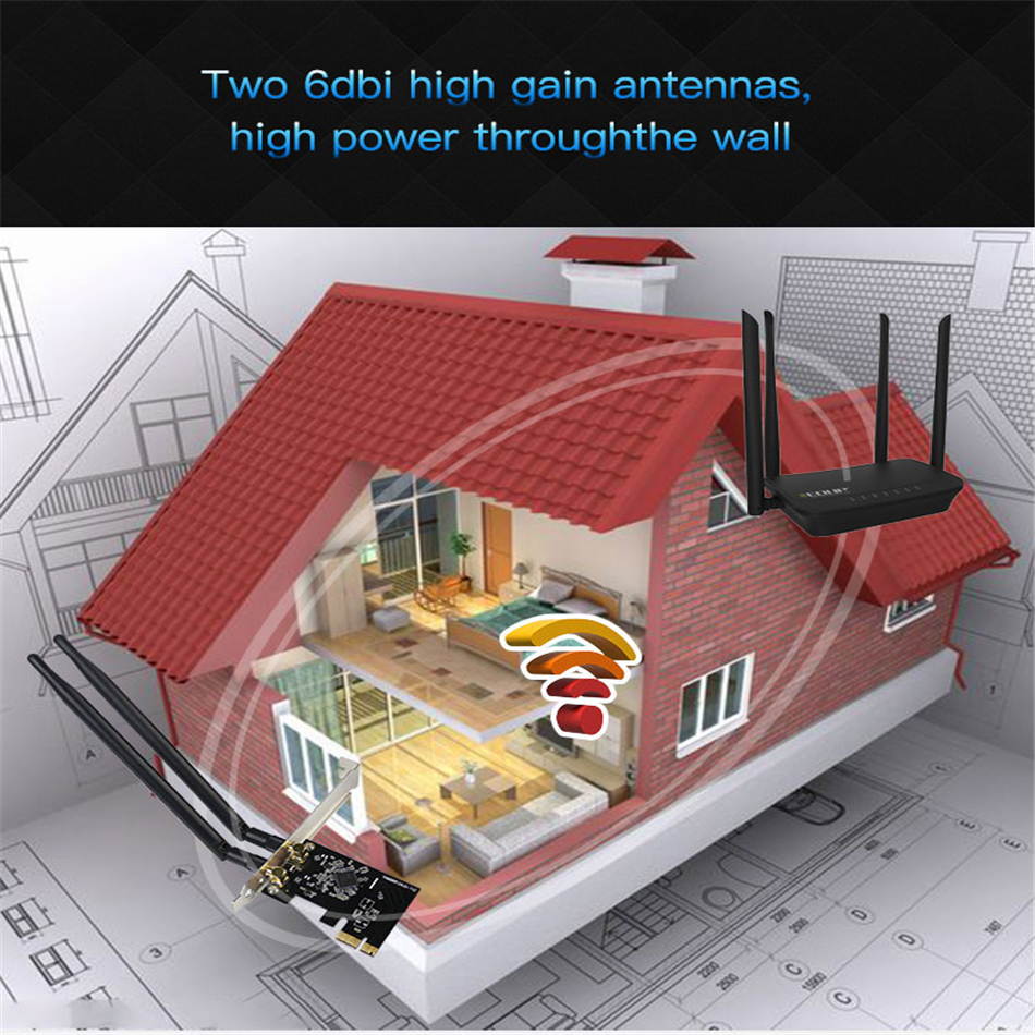 Satellite Receiver EP-9607 Realtek8812 Chipset Wifi Adapter Wireless USB Wifi Adapter