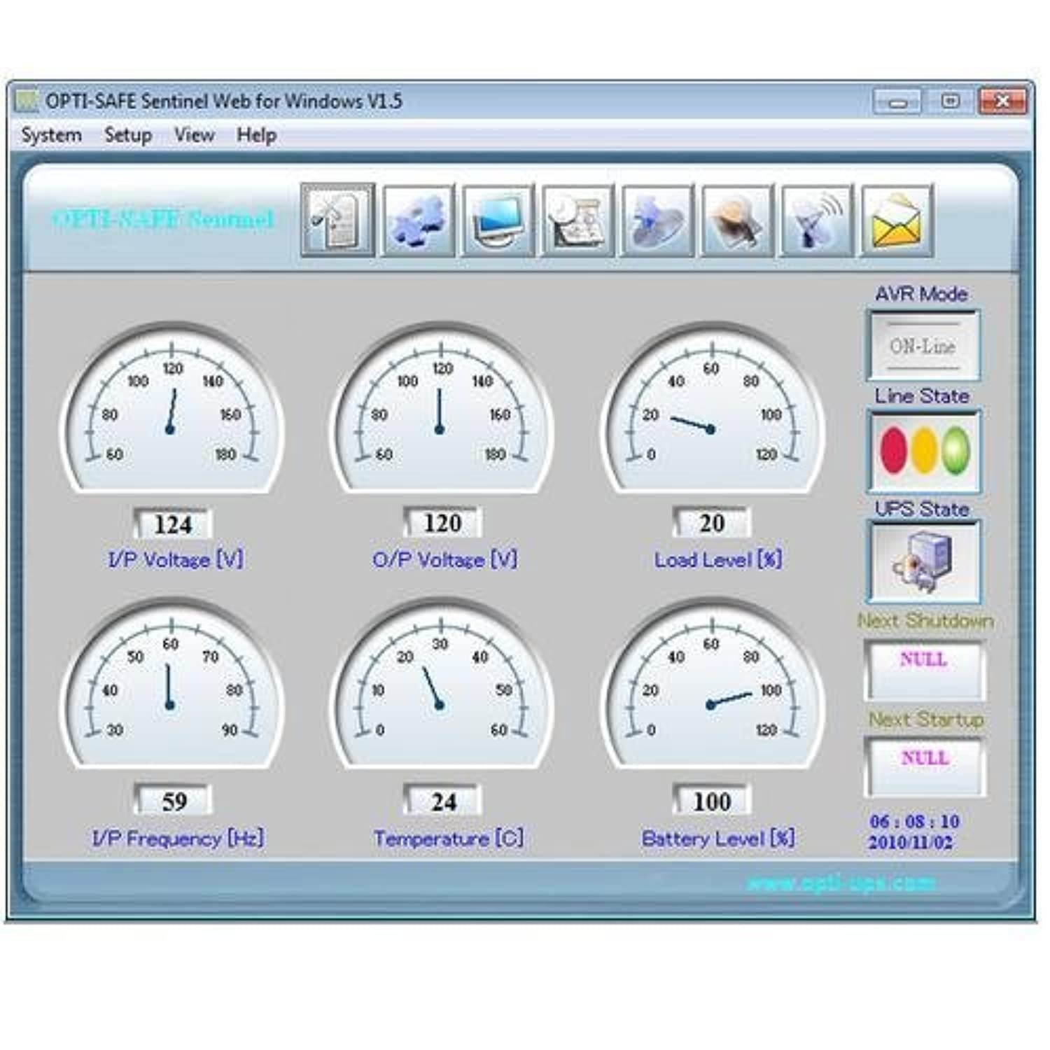 OPTI-UPS ES800C Enhanced Series 6-Outlet Line Interactive Uninterruptible Power Supply (480W, 800VA) (ES800C)