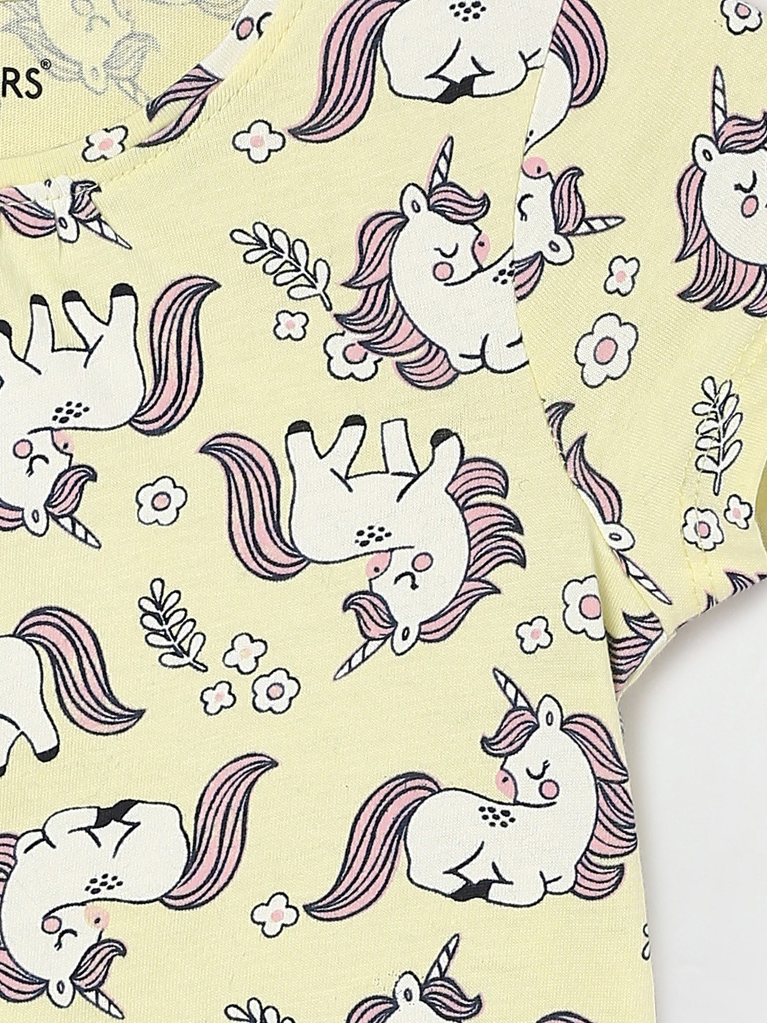 Ed-a-Mamma Baby Blue Printed Top