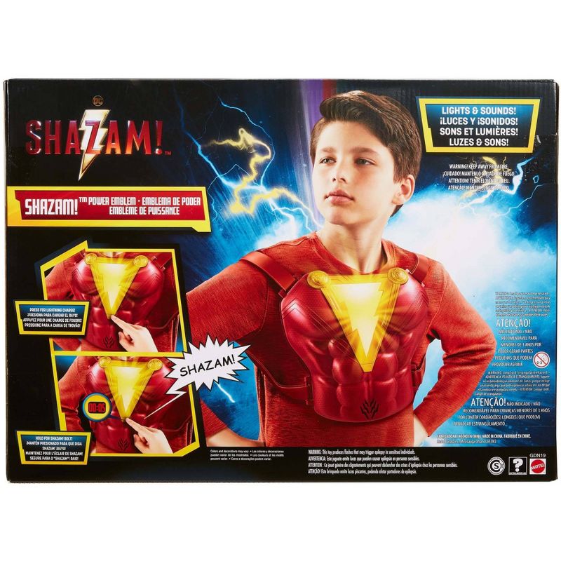 DC Comics Shazam! Power Emblem Chest Plate