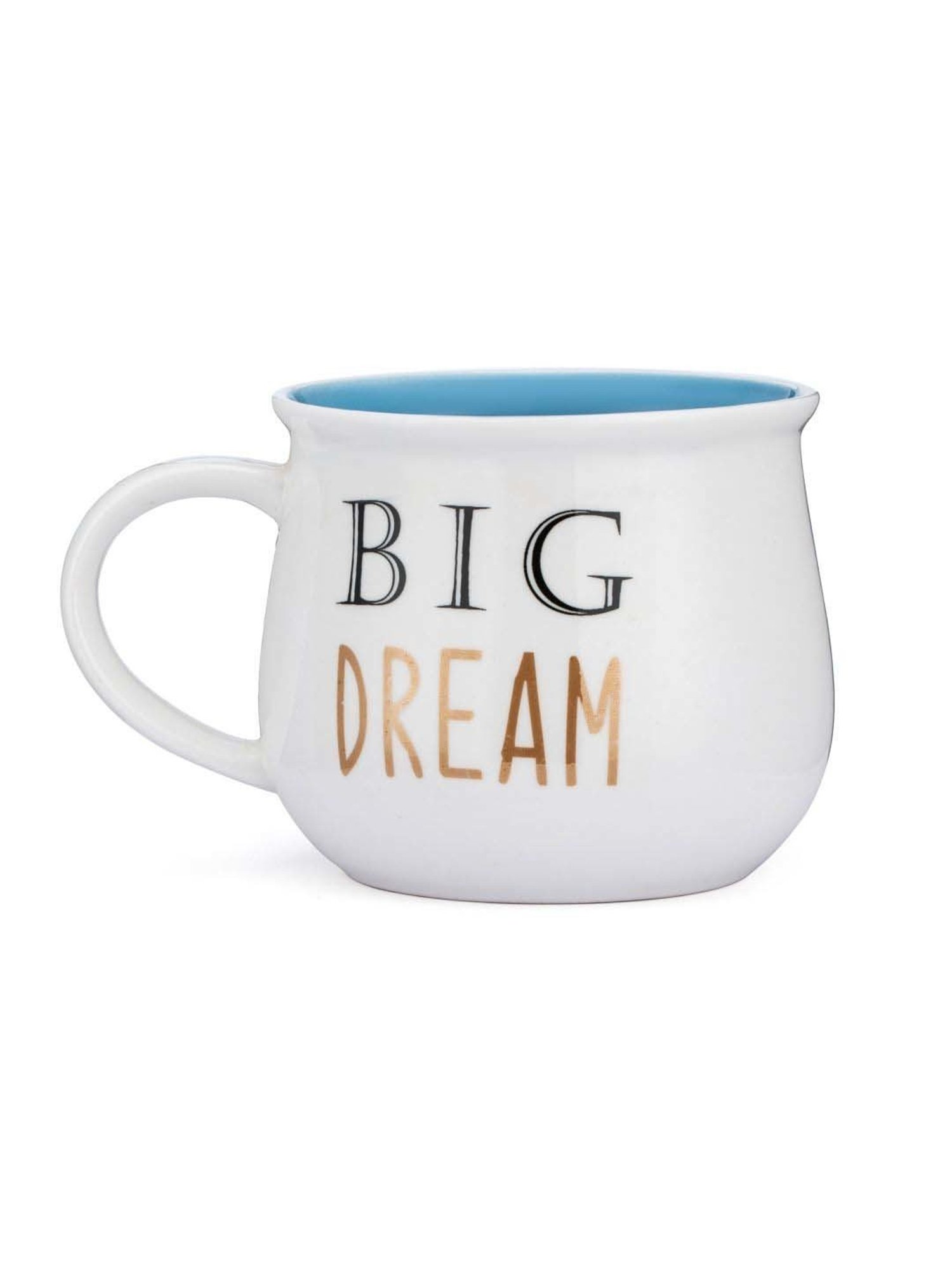 JCPL Donald White & Blue Ceramic Mug (0.35 L)