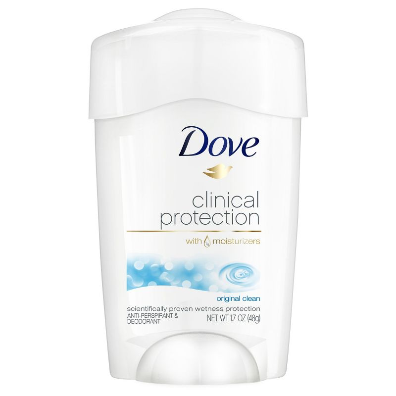 Dove Clinical Protection Original Clean Antiperspirant & Deodorant Stick - 1.7oz