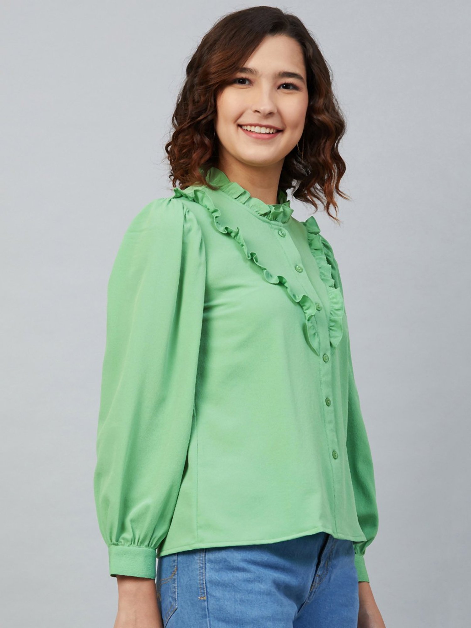Carlton London Green Top