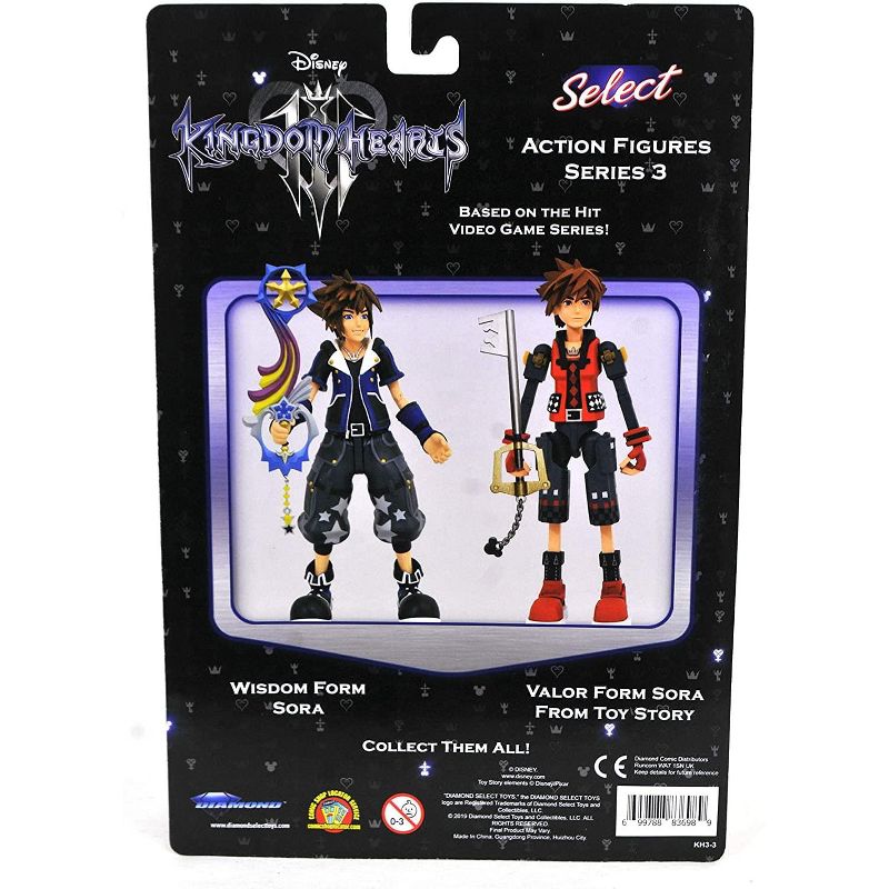Diamond Select Kingdom Hearts 3 Select Action Figure | Wisdom Form Sora