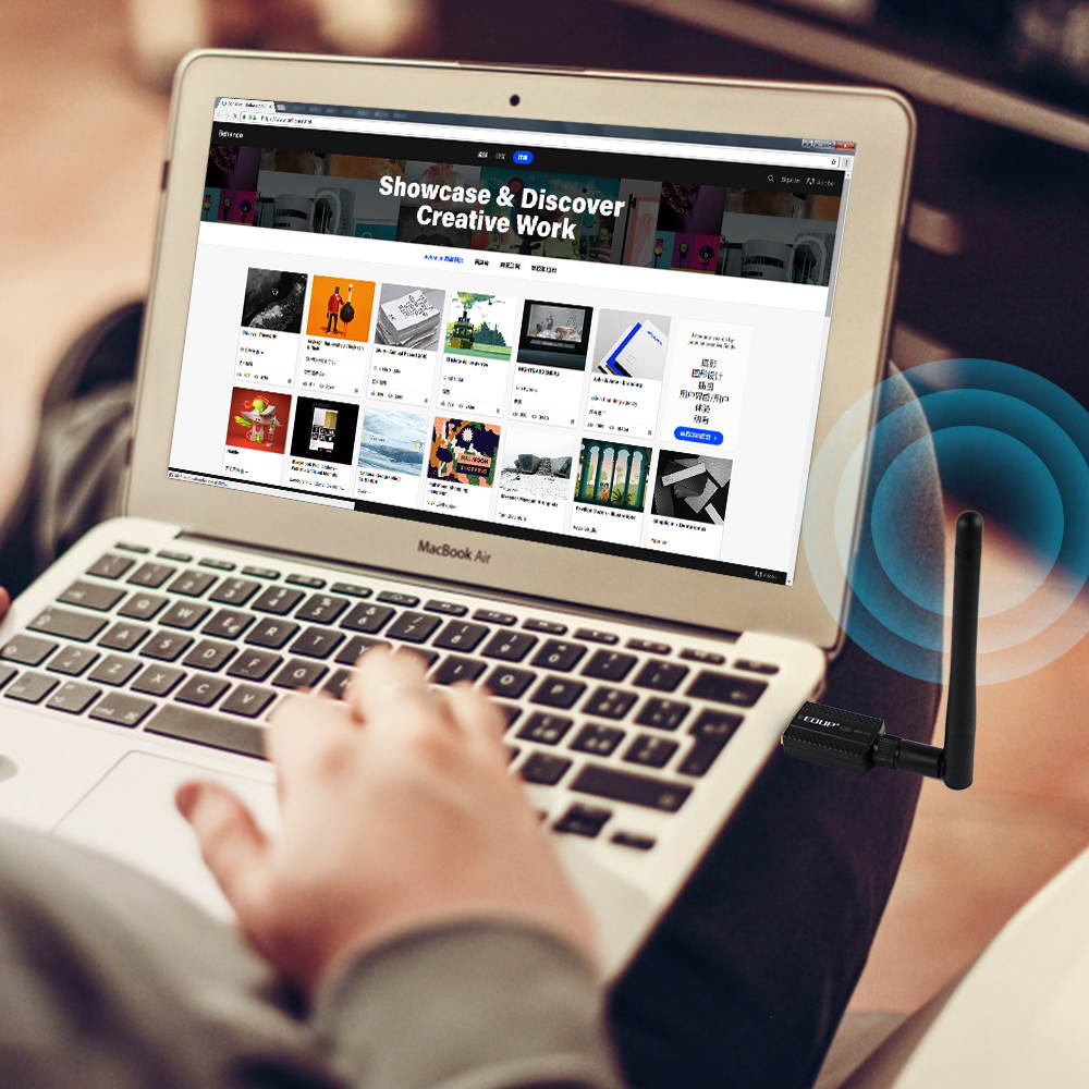 Wifi Adapter Dongle for Windows 10 / XP Wireless Adapter 300Mbps Driver