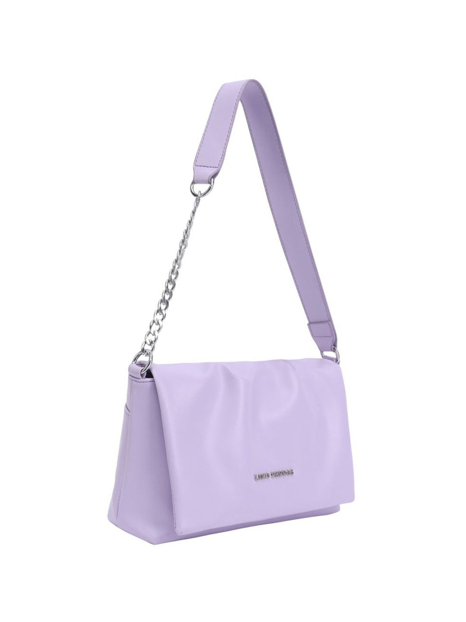 Lino Perros Lavender Solid Medium Shoulder Bag