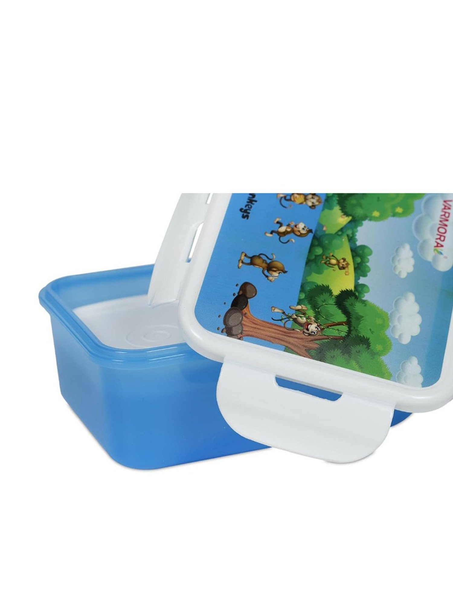 Borosil Grey Stainless Steel Lunch Box - Set of 4