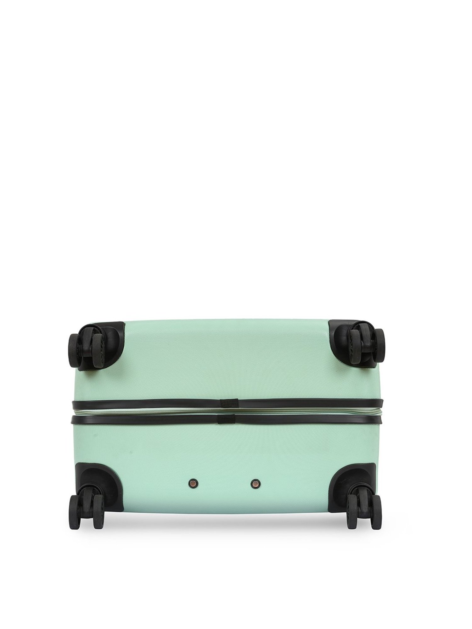 Aeropostale Stout Green Textured Hard Medium Trolley Bag - 27 cm