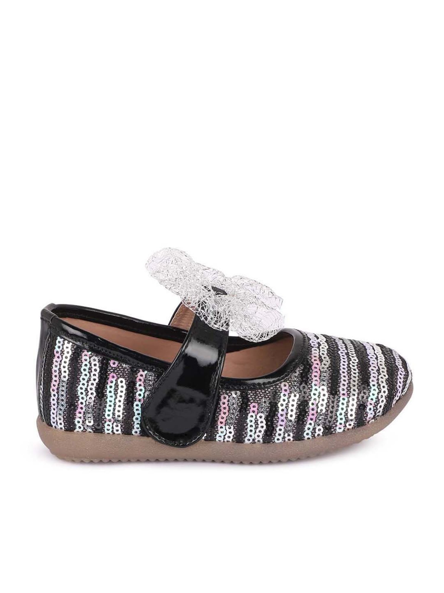 Minesole Kids Black Mary Jane Shoes