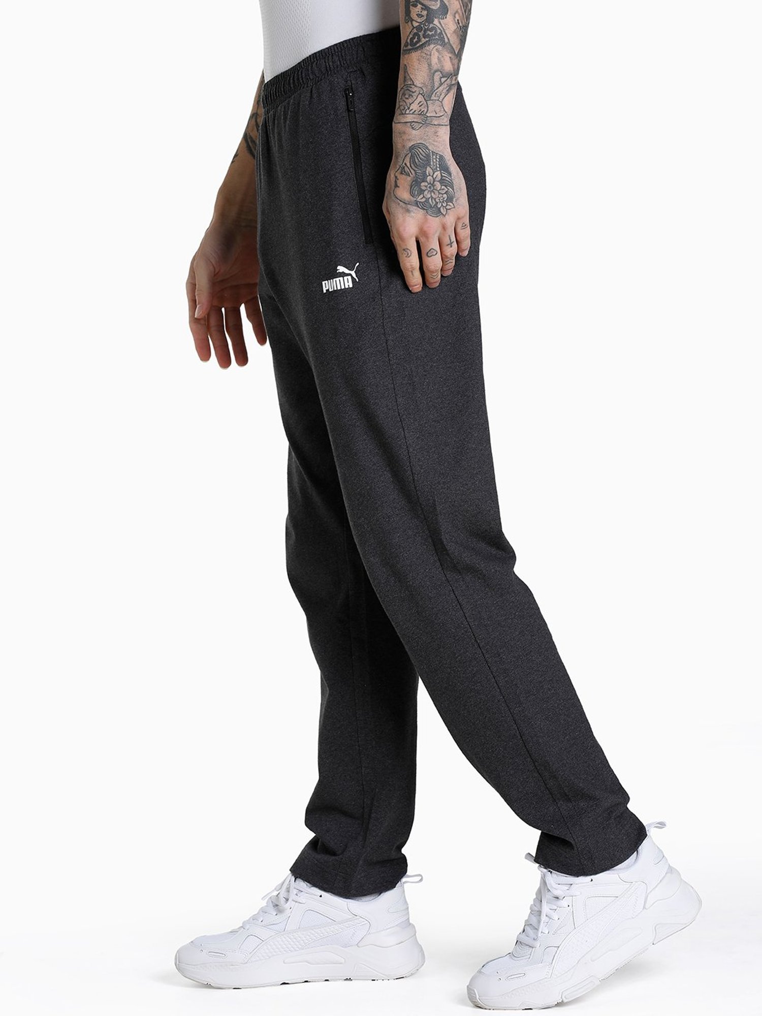 Parx Black Jogger Fit Joggers