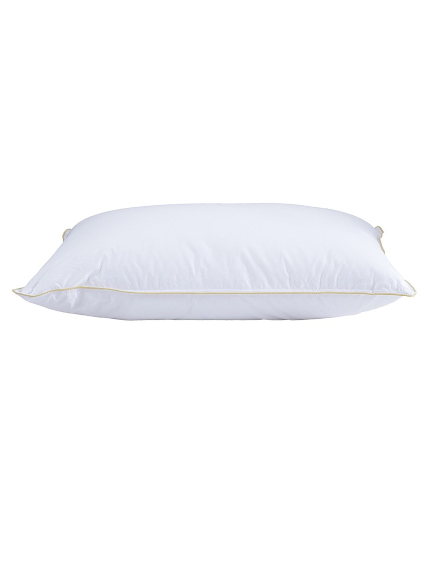 Maspar Essentials Clemmy Solid White Cotton Pillow