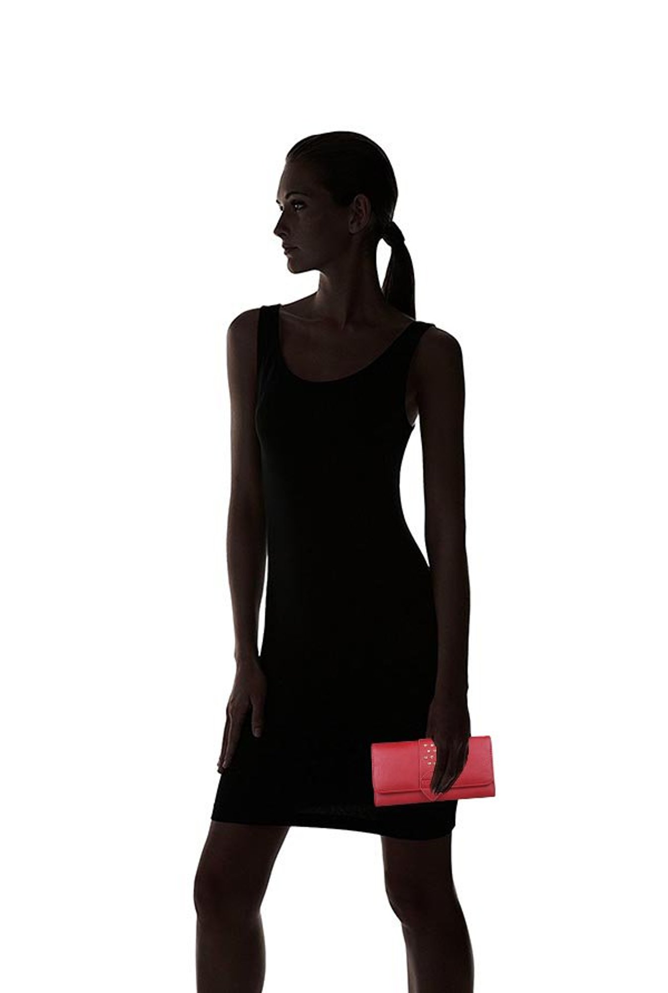 Giordano Red Riveted Tri-Fold Wallet