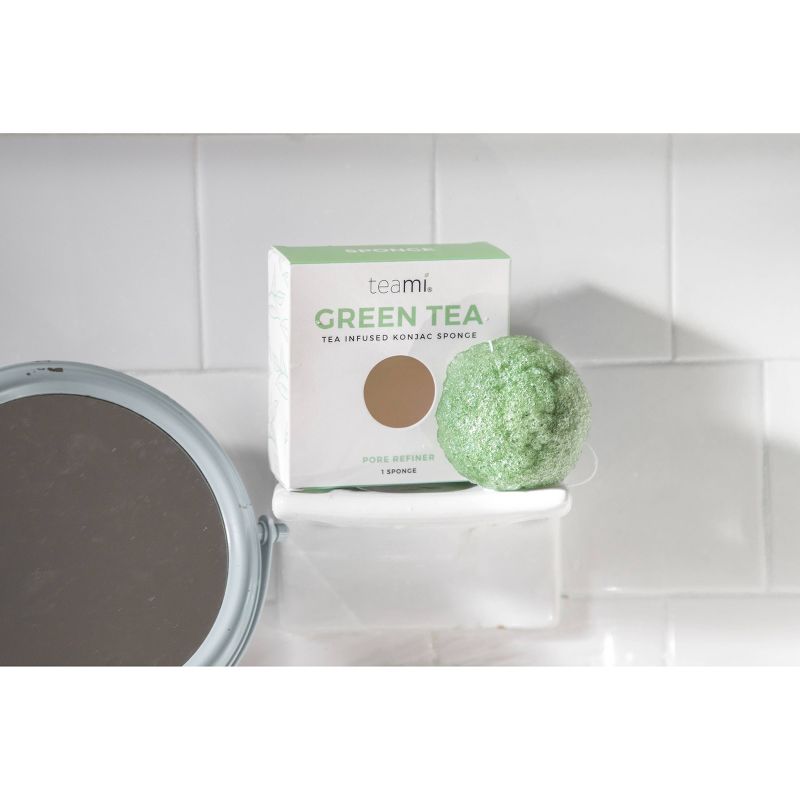 Teami Tea Infused Konjac Sponges - Green Tea - 1ct