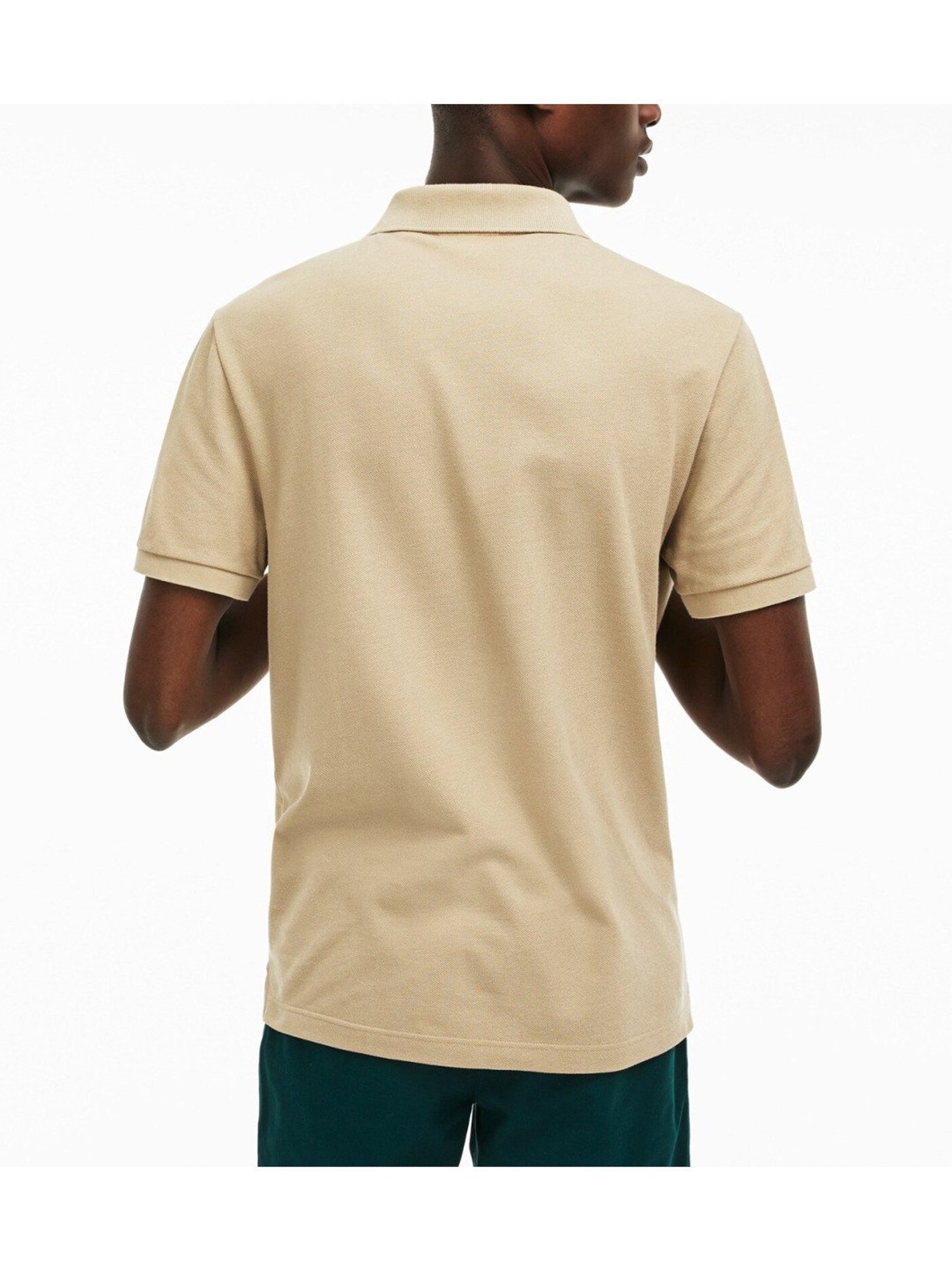 Lacoste Beige Slim Fit Petit Pique Polo T-Shirt
