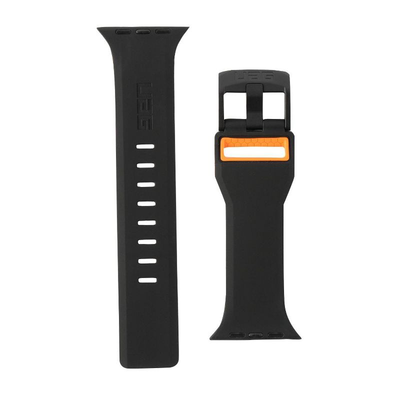 Urban Armor Gear (UAG) Apple Watch 42/44mm (Series 6/5/4 & Watch SE) Civilian Strap - Black/Orange