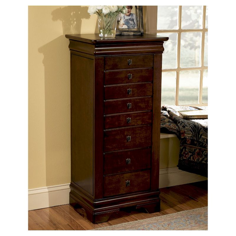 Josette Jewelry Armoire Cherry - Powell Company