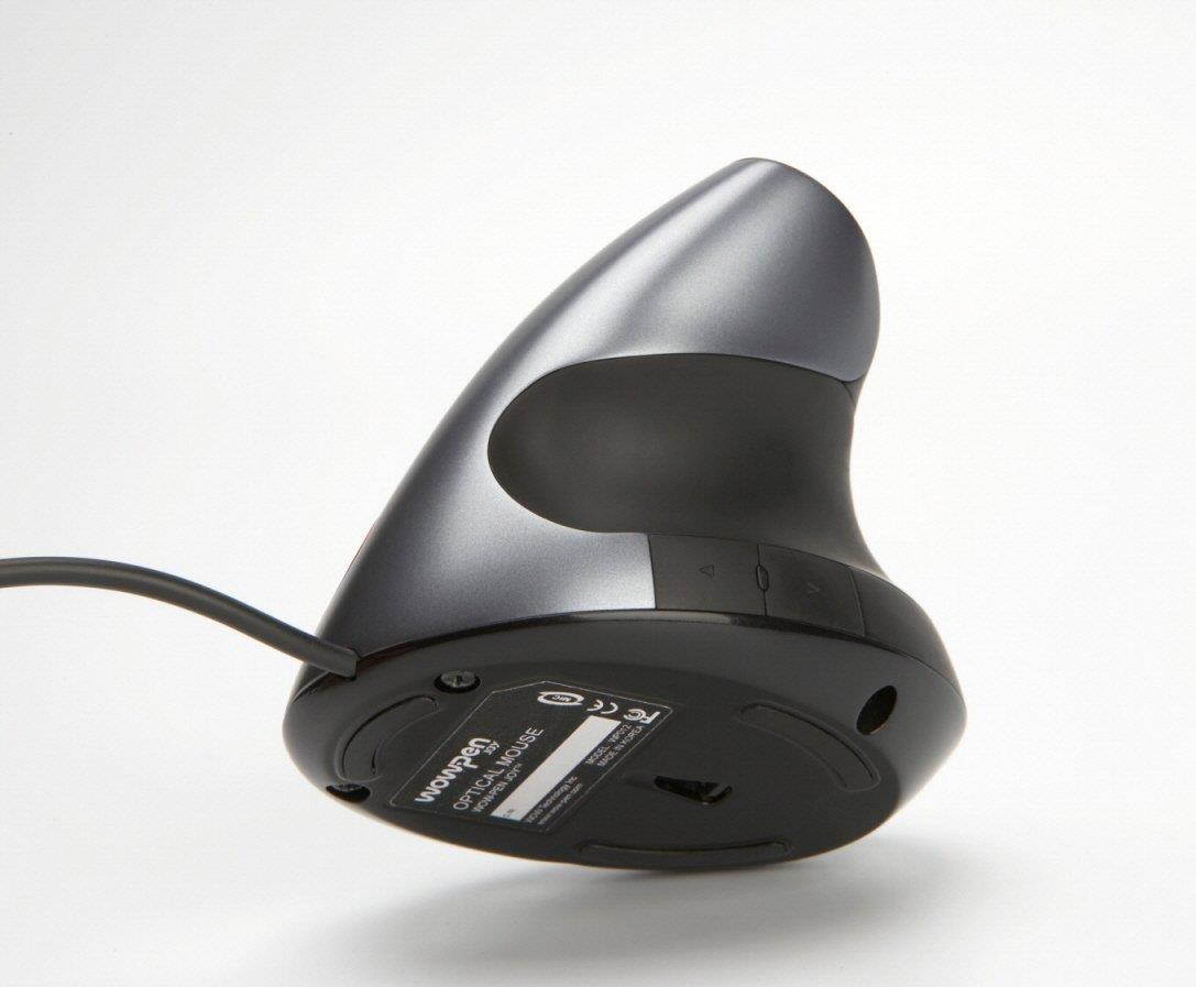 ERGOGUYS LLC WP-012-BK-E WOW JOY BLACK ERGONOMIC VERTICAL MOUSE