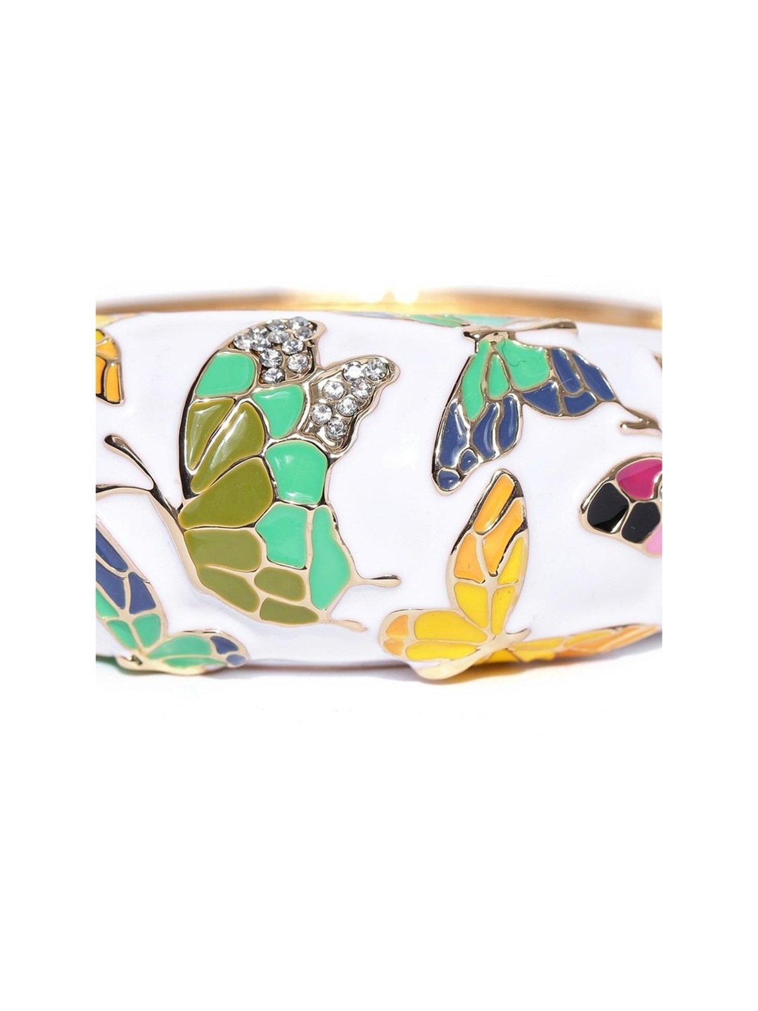 YouBella Multicoloured Gold-Plated Printed Contemporary Classic Bracelet