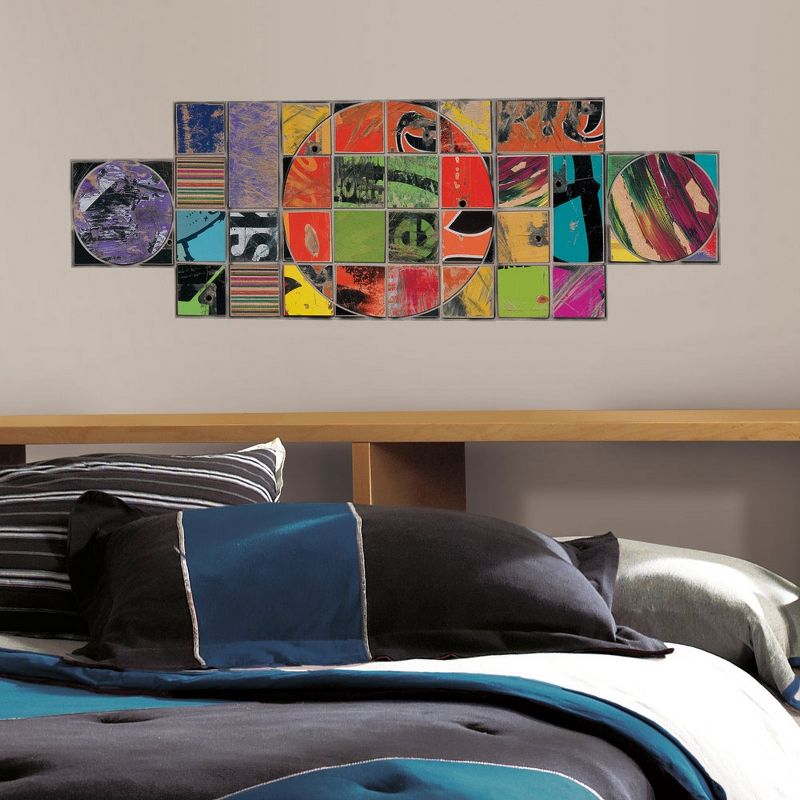 Art Board Skateboard Photo Circles Squares Wall Accent Set - Art of Board..