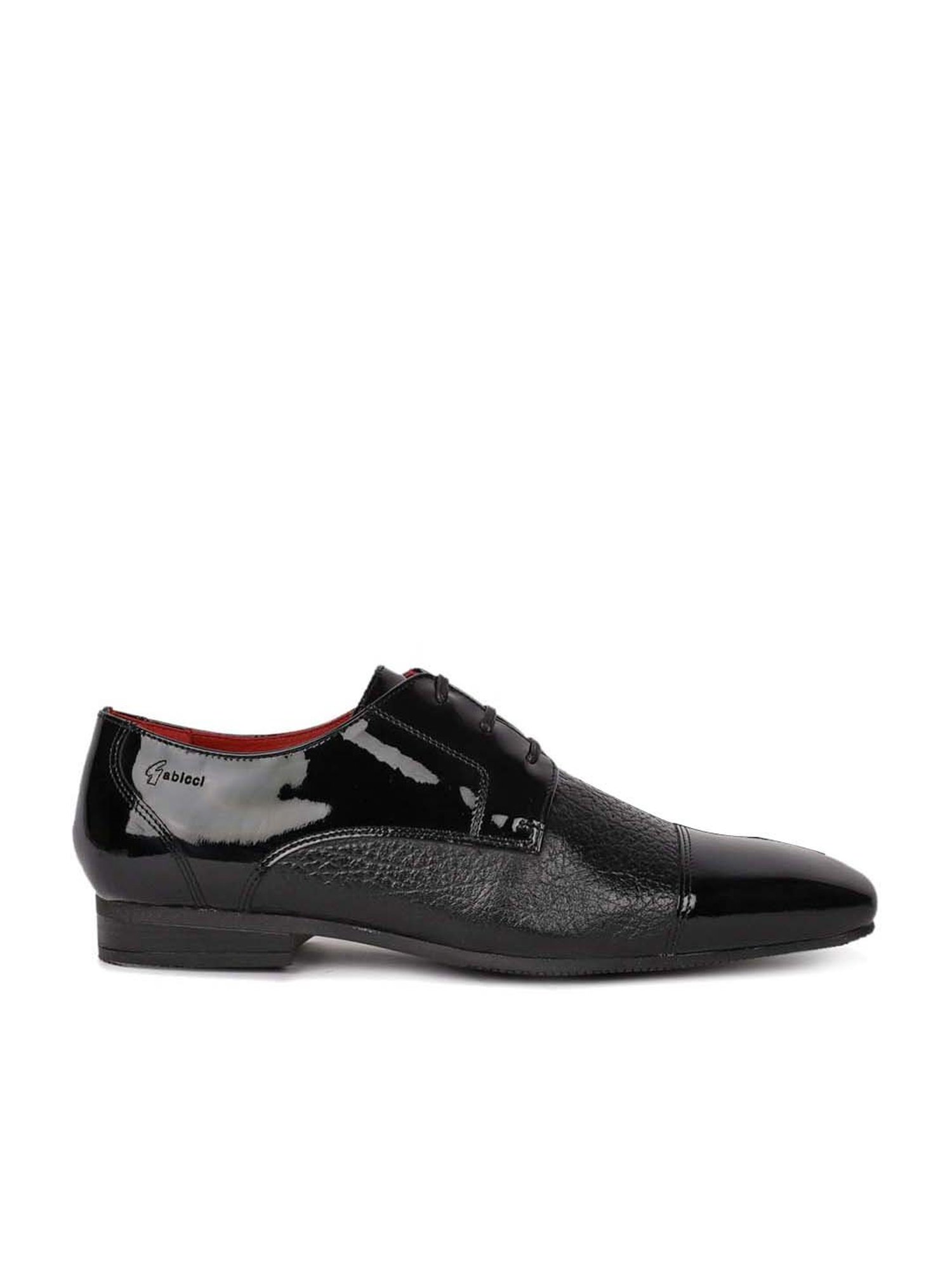 Gabicci Men's Flare Black Derby Shoes
