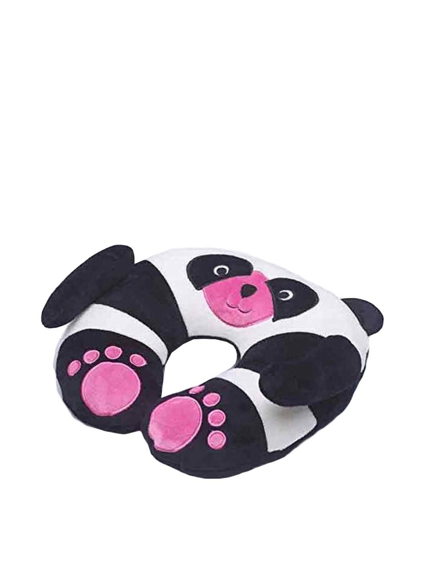 Travel Blue Black Panda Neck Pillow for Kids