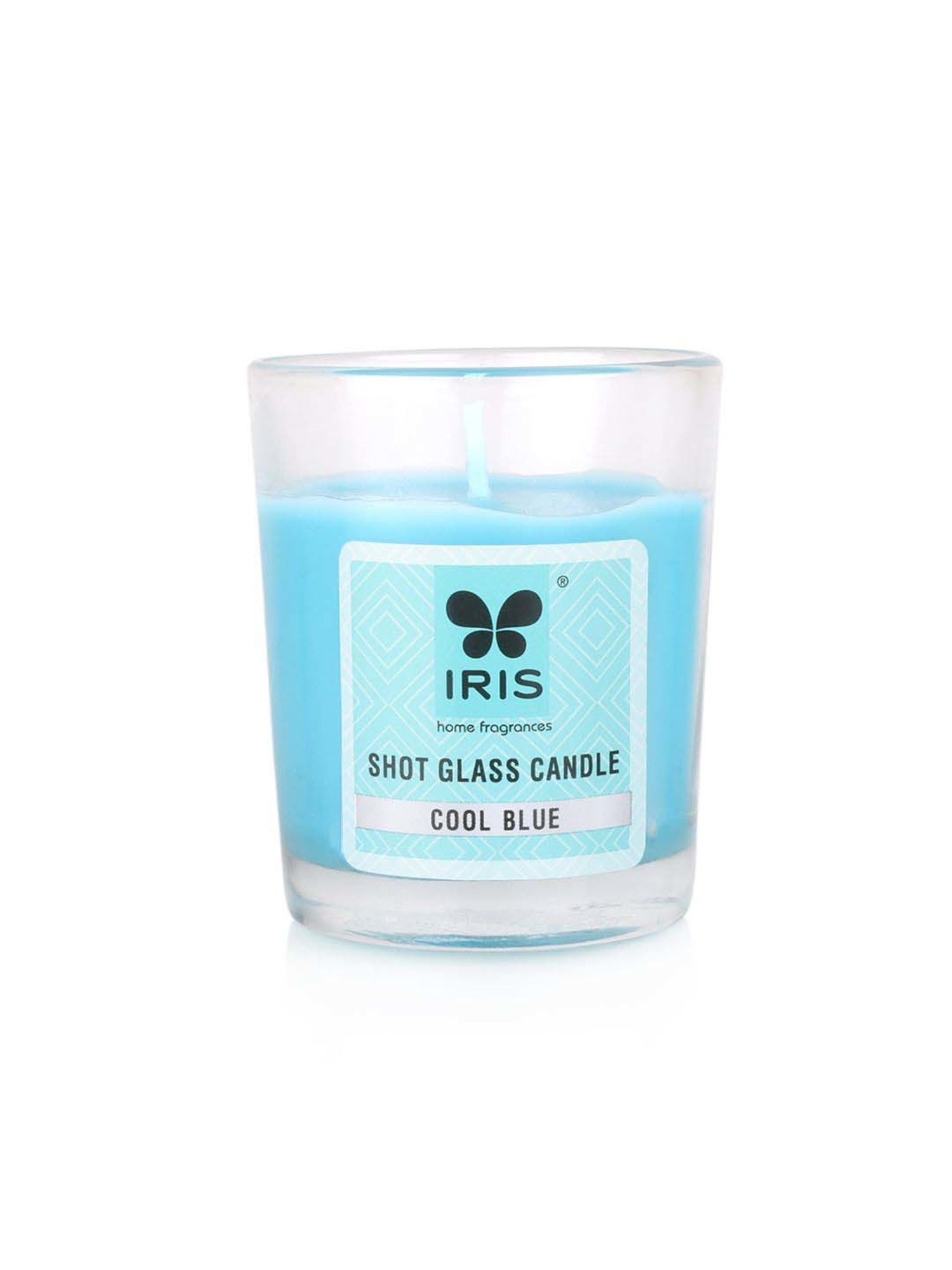 IRIS Blue Home Fragrances Cool Blue Shot Glass Candle - Set of 5