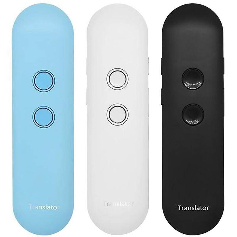 T4 Portable Intelligent AI Voice Translator Wireless bluetooth Photo Text Translation Machine 42+ Languages Real-time Two Way Translation Blue
