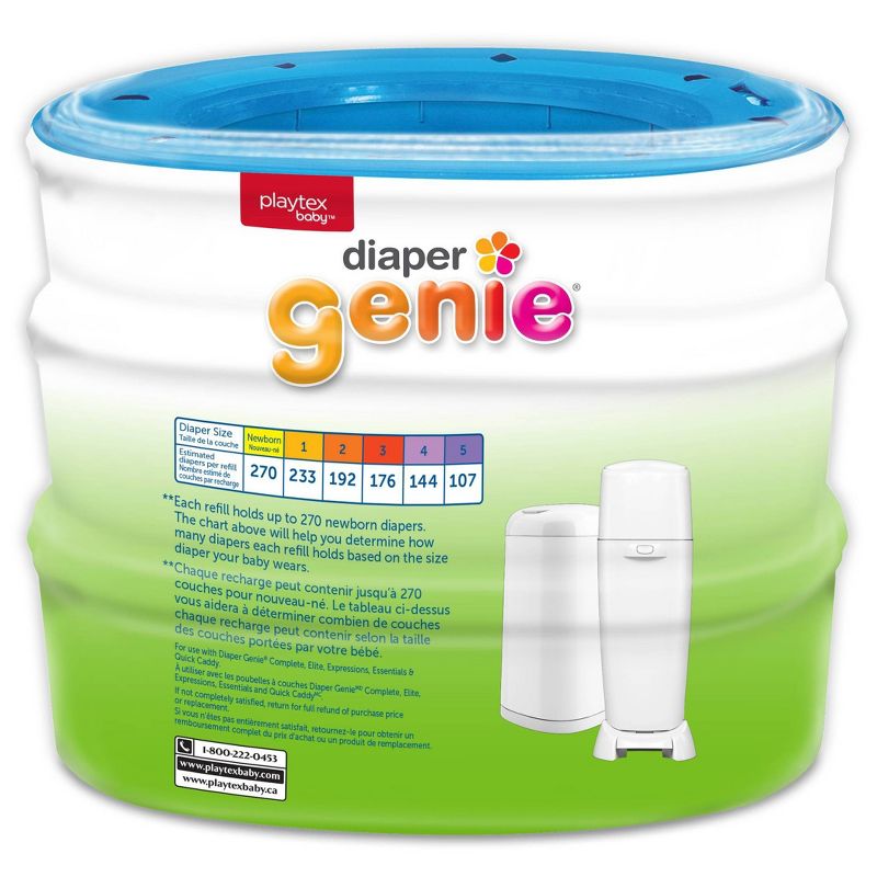Playtex Baby Diaper Genie Diaper Disposal Pail System Refill - 3pk