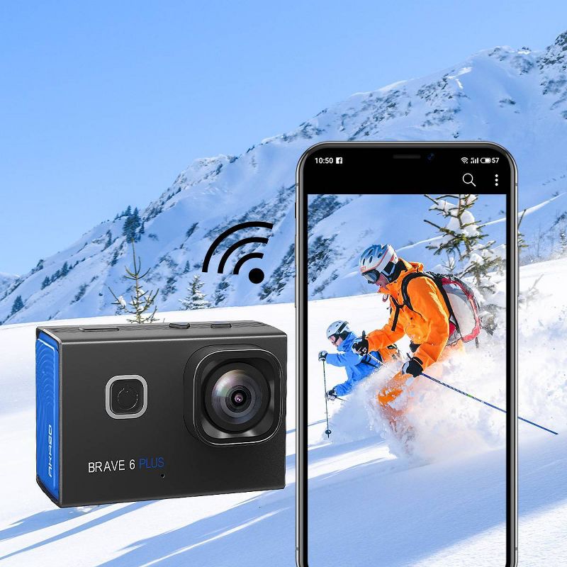 Compact Size 720P HD Digital Camera Camcorder 5MP CMOS Sensor 2.0" LCD Screen 3 Meters Waterproof with Built-in Microphone for Kids Children Students Boys Girls Summmer Gift