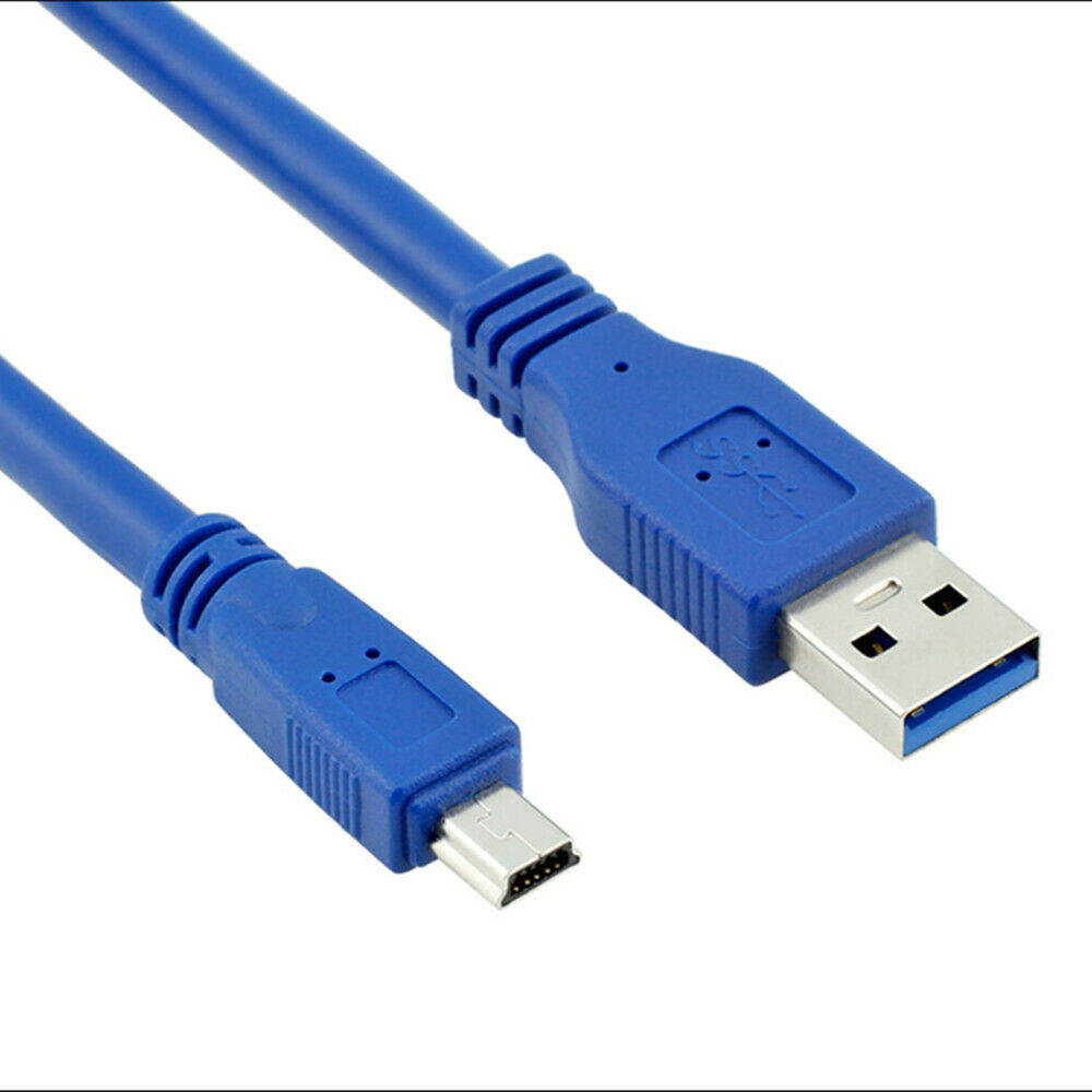 SuperSpeed USB 3.0 Cable - Type A Male to Mini B 10-Pin Male(Note:NOT Compatible with USB 2.0 Mini B 5-Pin Ports) (1M)