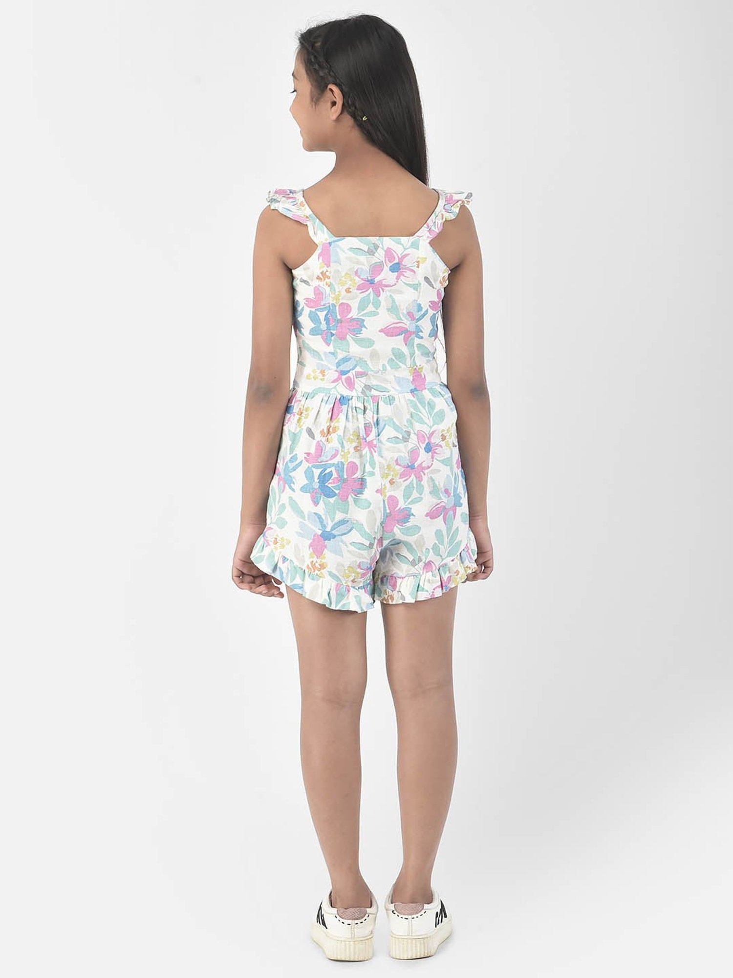 Crimsoune Club Kids Multicolor Printed Jumpsuit