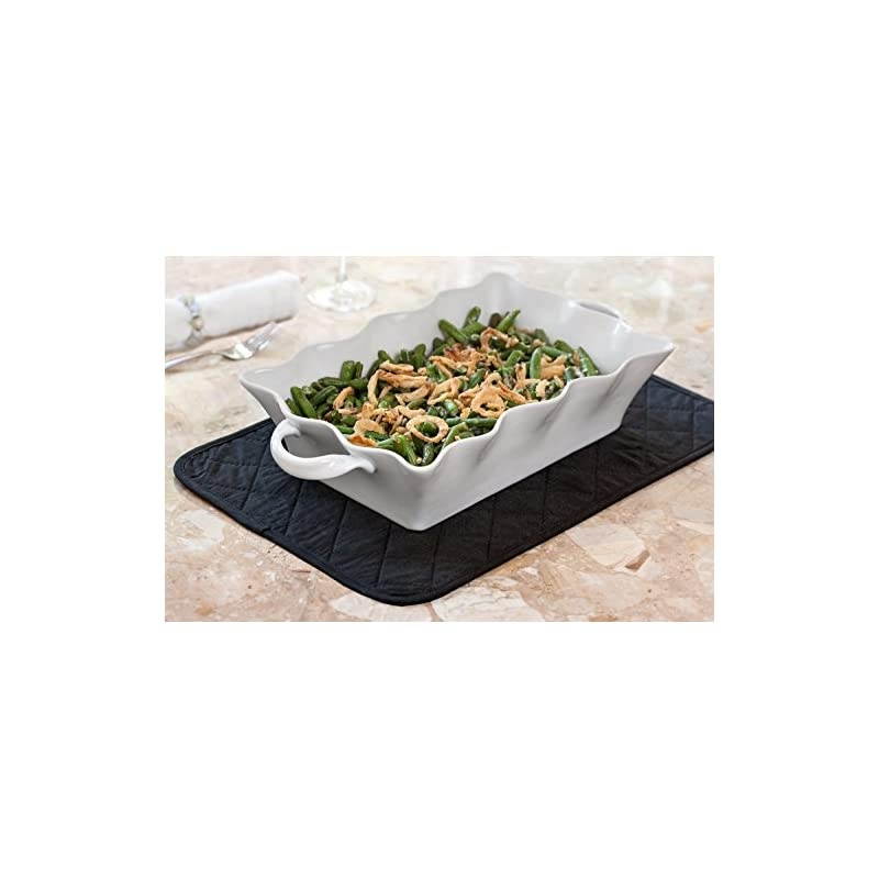 422300 Trivet Mat, 11 by 17-Inch, Black