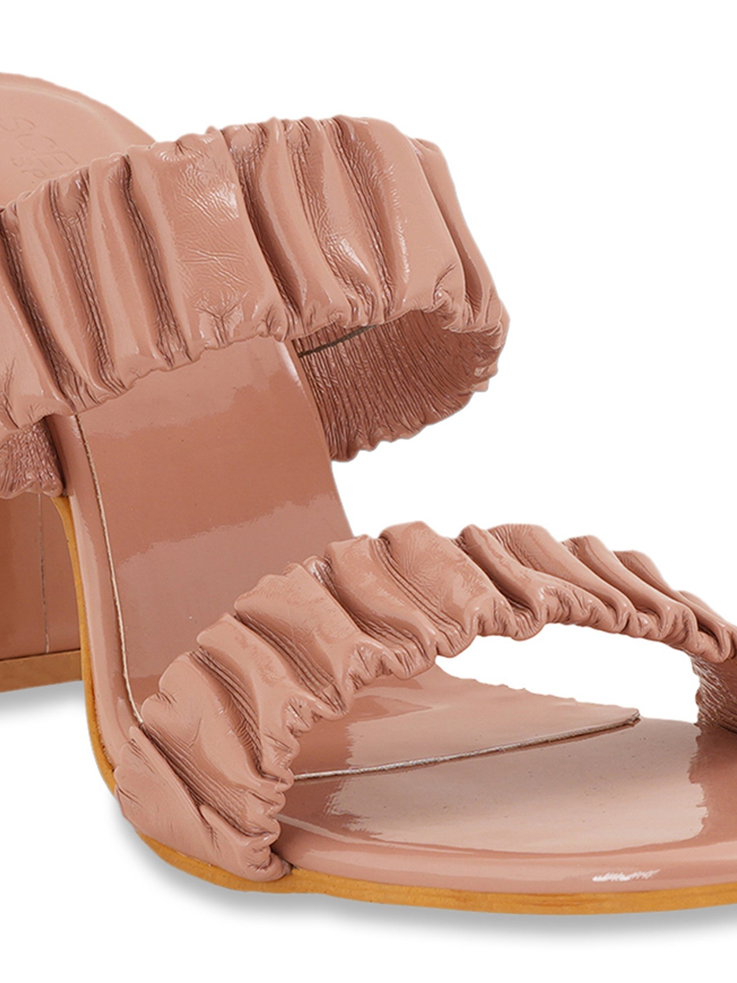 Scentra Women's SPAIN Peach Casual Sandals