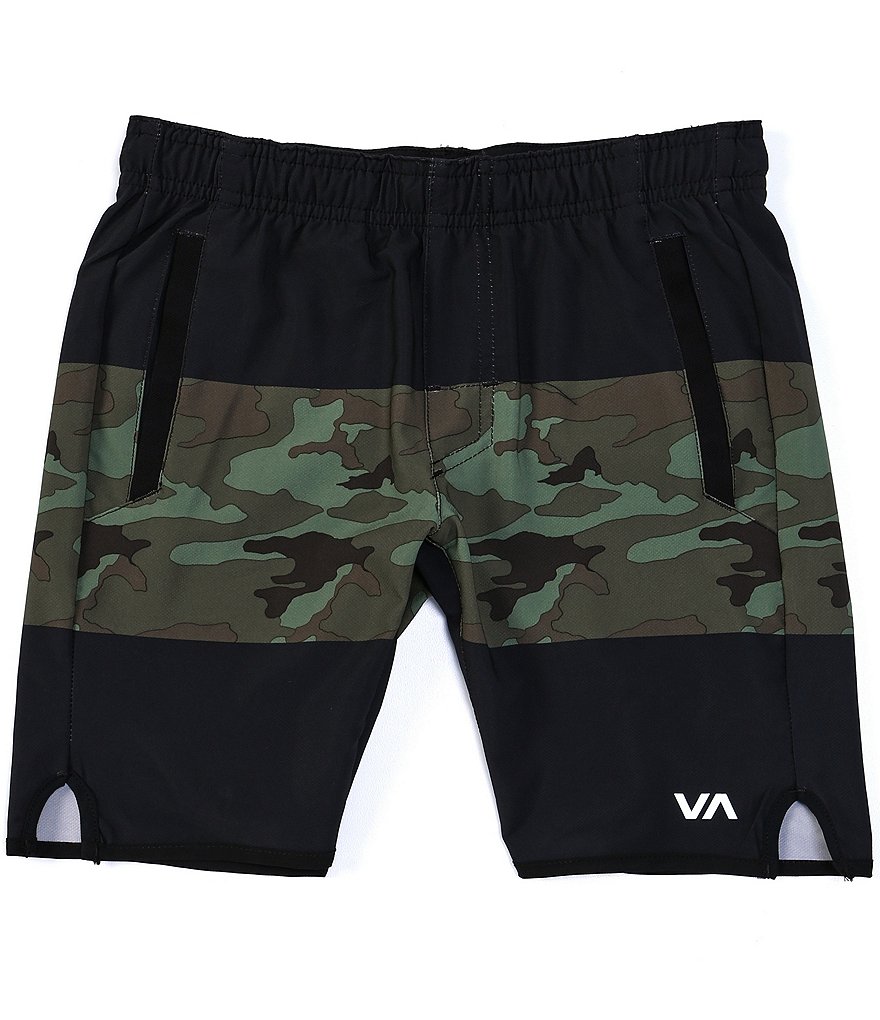 RVCA Big Boys 8-20 Camo Yogger Stretch Athletic Shorts