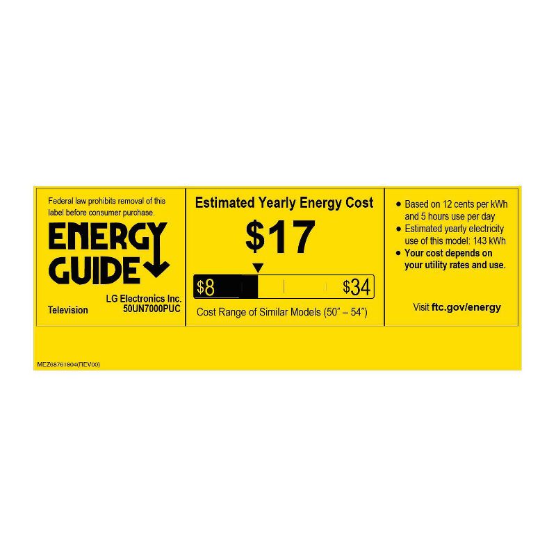 LG 50" Class 4K UHD Smart HDR LED TV (50UN7000PUC)