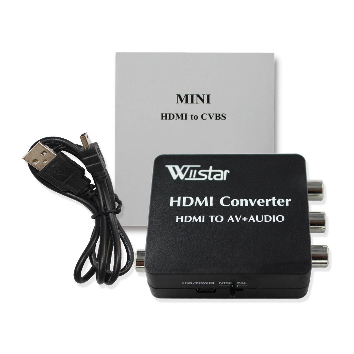 HDMI to AV RCA SPDIF Optical Toslink COAXIAL 1080p Video Audio Converter For DVD PS3 PS4
