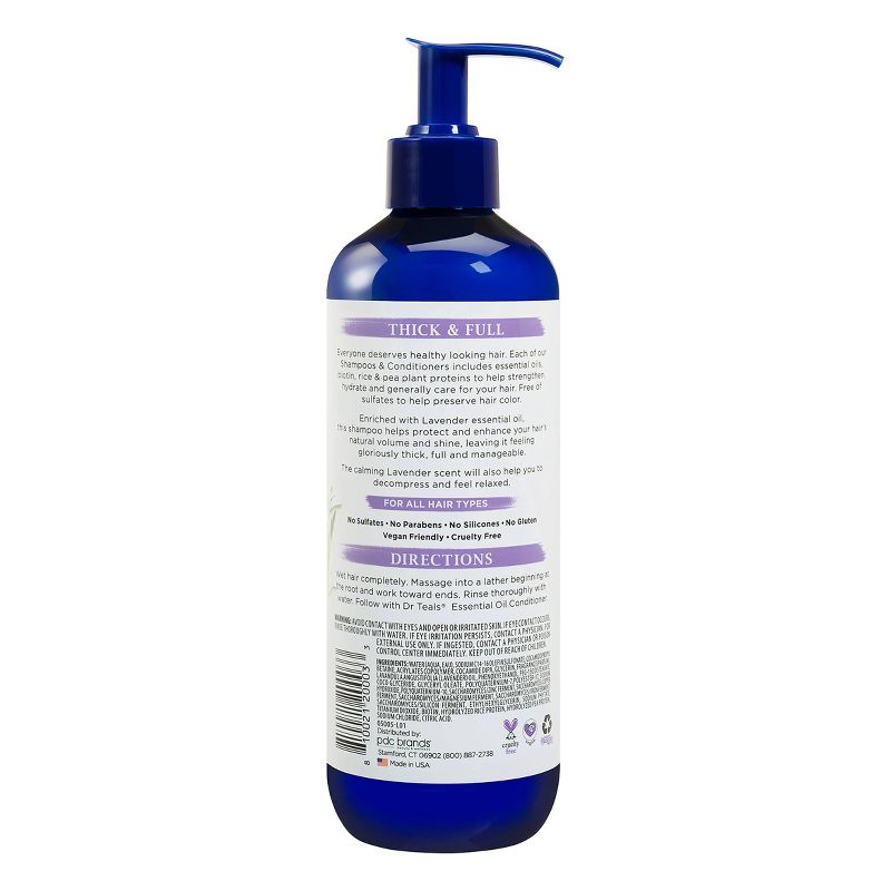 Dr Teal's Lavender Thick & Full Shampoo - 16oz