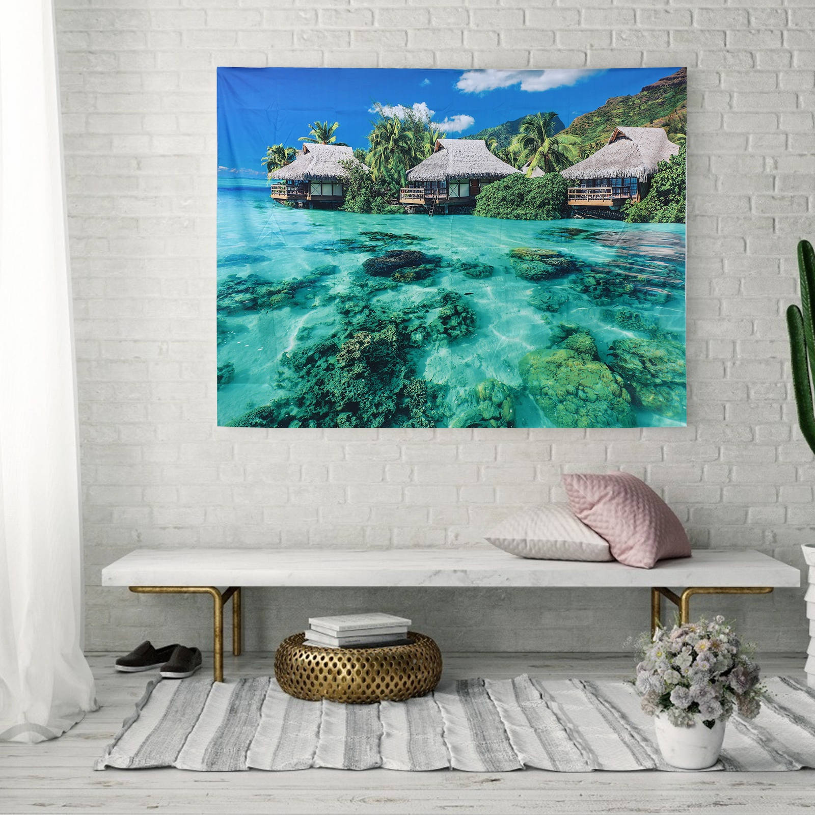 Wall Hanging Tapestry Photography Backdrop Beach Towel Household Wall Carpet