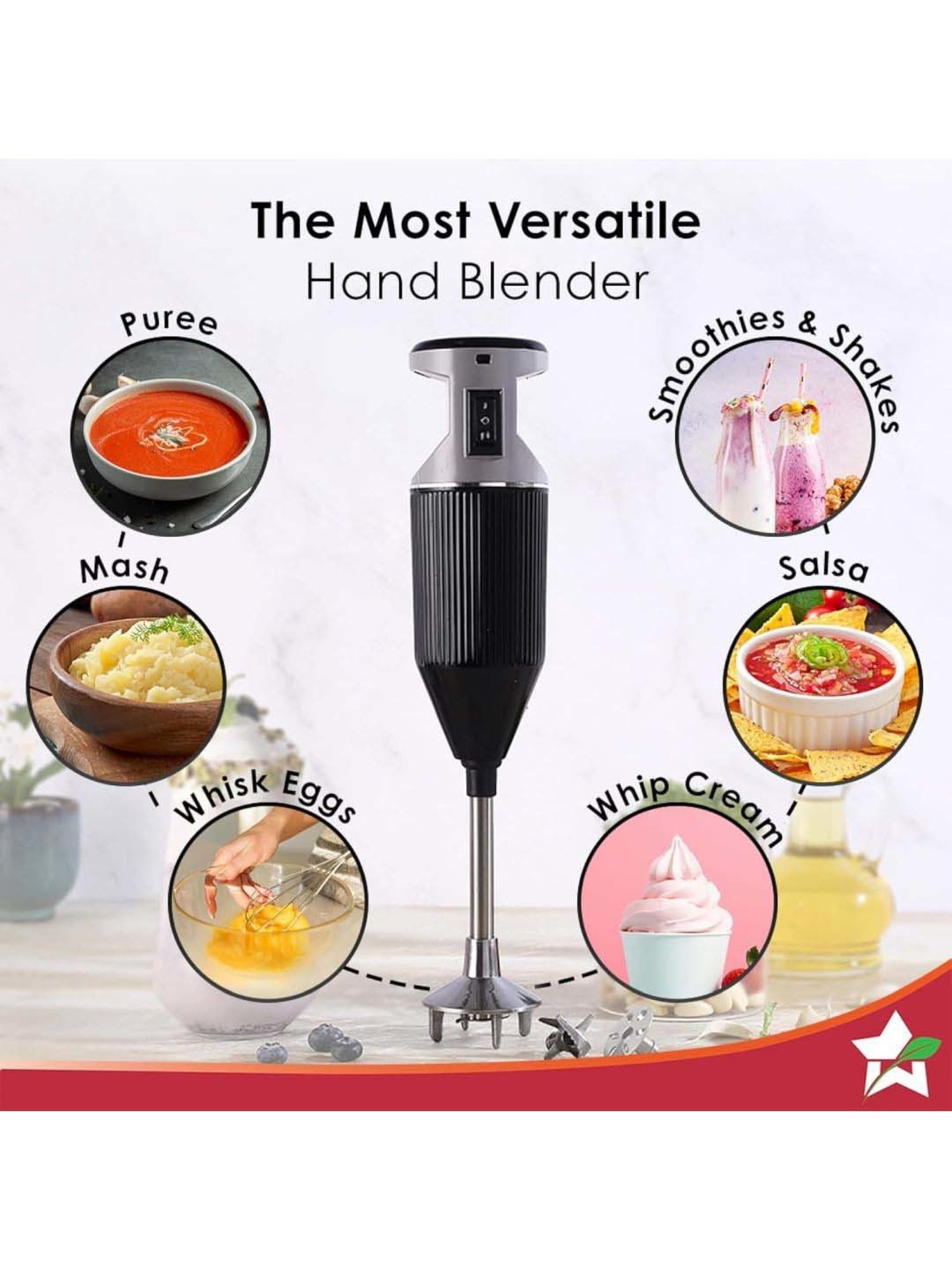 Inalsa 1200W Hand Blender