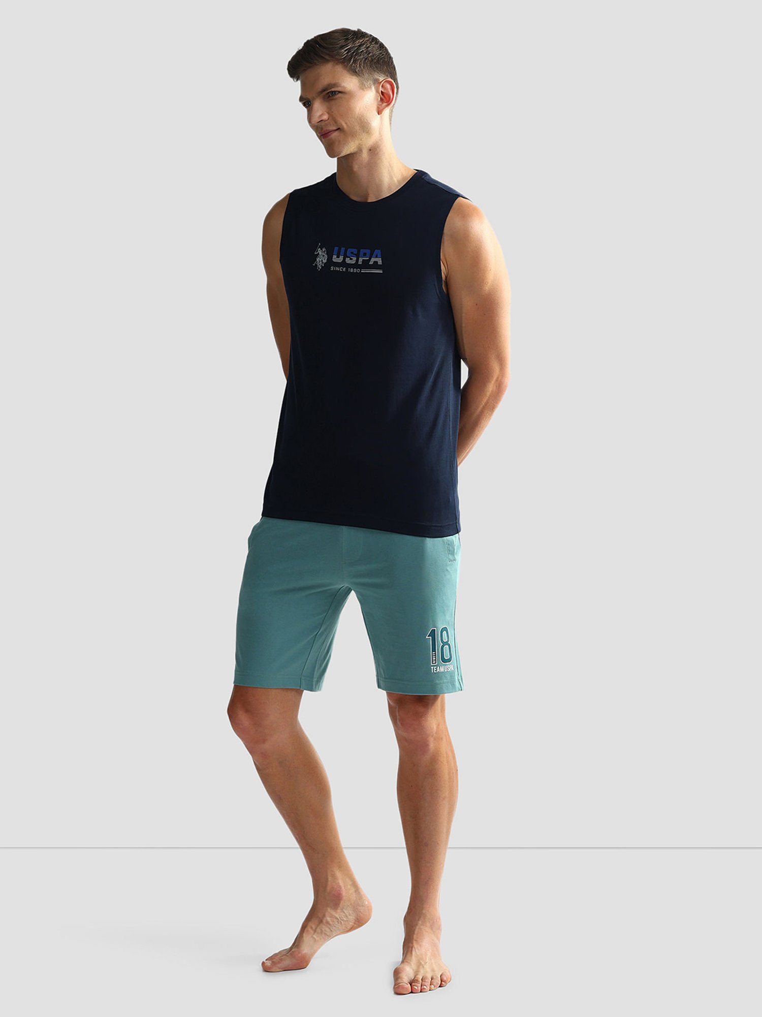 Bodycare Anthra Melange Regular Fit Thermal Top