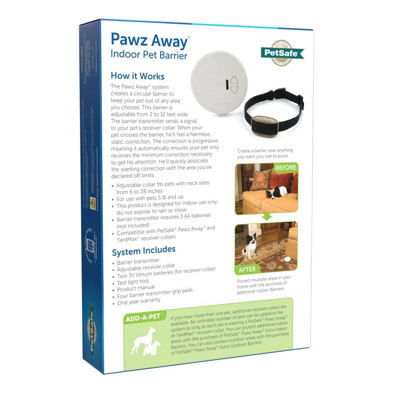 PetSafe Dog and Cat Pawz Away Adjustable Pet Barrier - Black