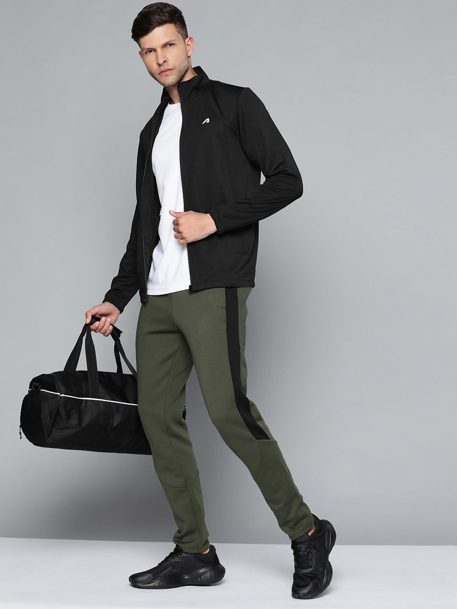 ALCIS Black Slim Fit Sweatshirt