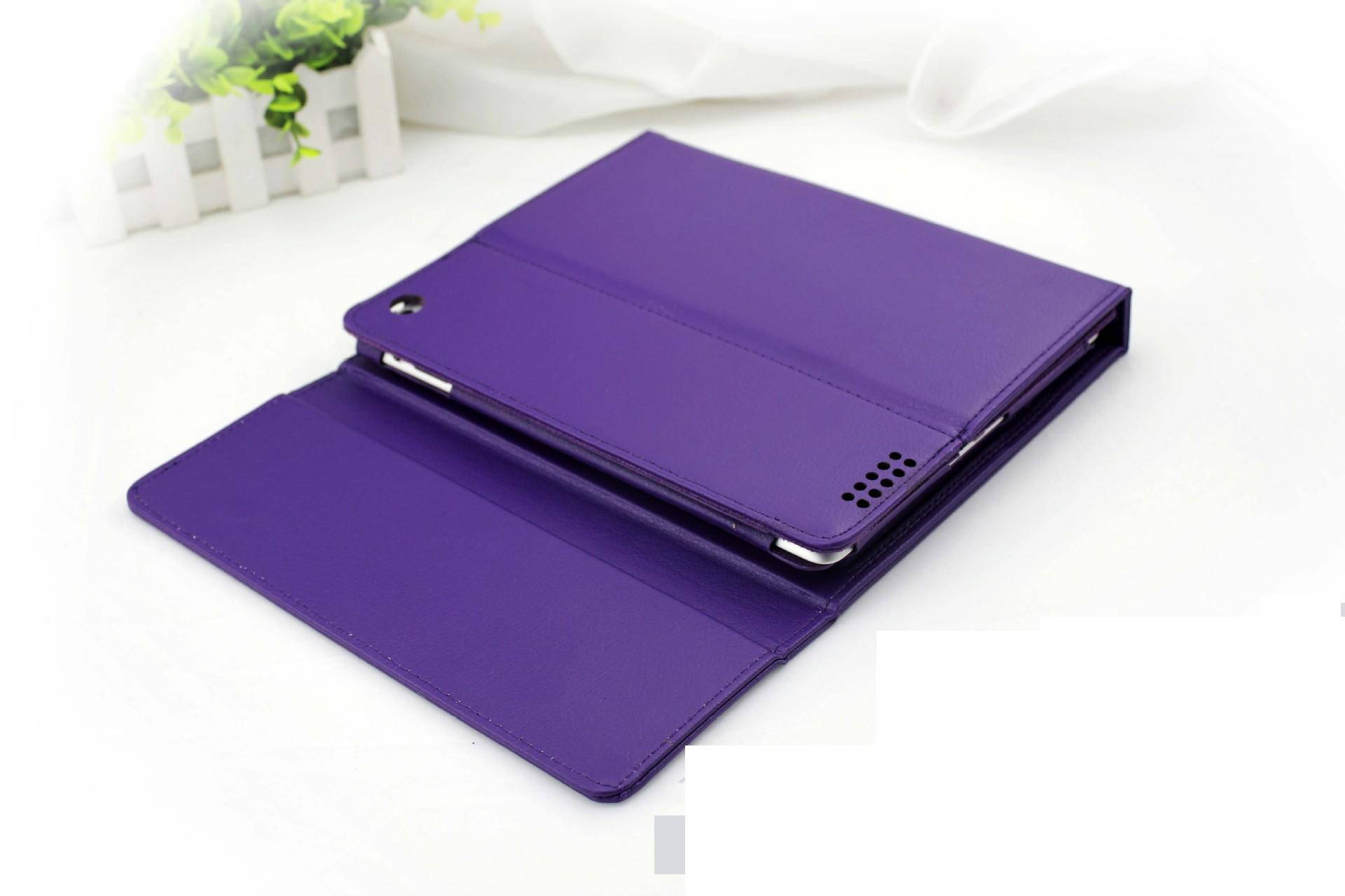 Silicone Bluetooth Keyboard Case For Apple iPad Air 2 / 1 Tablet, Slim PU Leather Folio Stand Case Cover + Soft QWERTY Keyboard